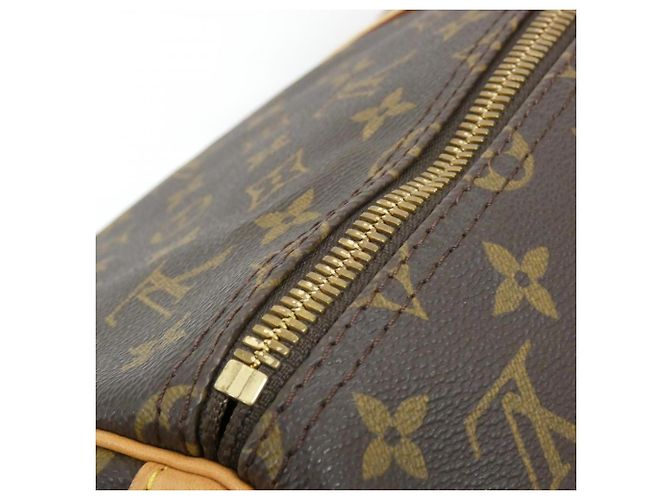 Borsa Boston Louis Vuitton Monogram Keepall Bandoulière 55cm Marrone Monogramma - vista 6