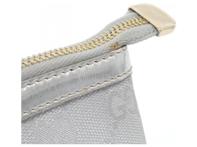 Borsa Gucci Silver GG Canvas Argento - vista 3