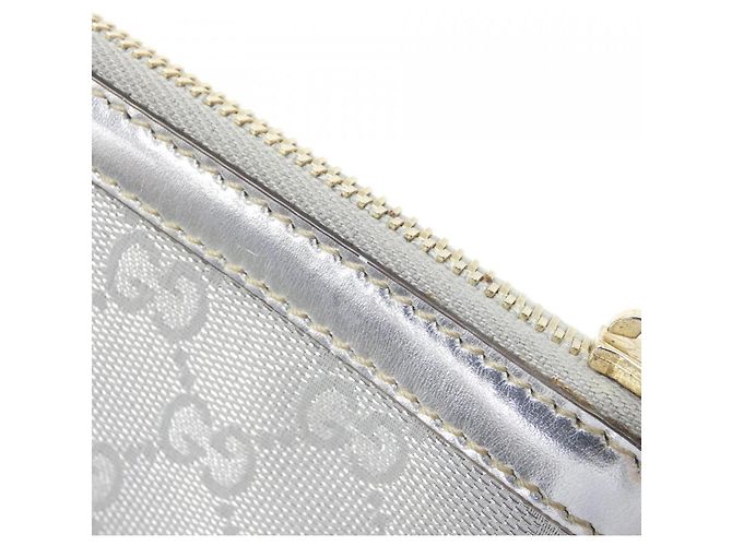 Borsa Gucci Silver GG Canvas Argento - vista 4