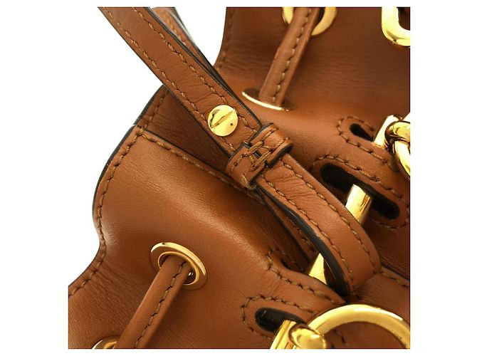 Borsa Fendi Mini Mon Trésor Marrone - vista 9