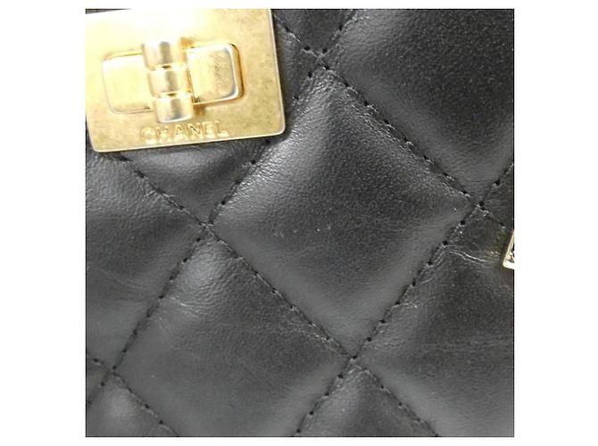 Catena per portafoglio in pelle nera Chanel 84214 Nero - vista 6