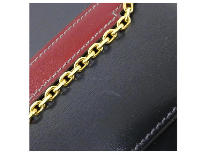 Borsa a mano Hermès blu navy in pelle box calf - vista 6