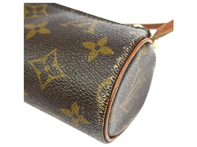 Louis Vuitton Papillon Pochette Monogram Canvas Mini Braun - Ansicht 7
