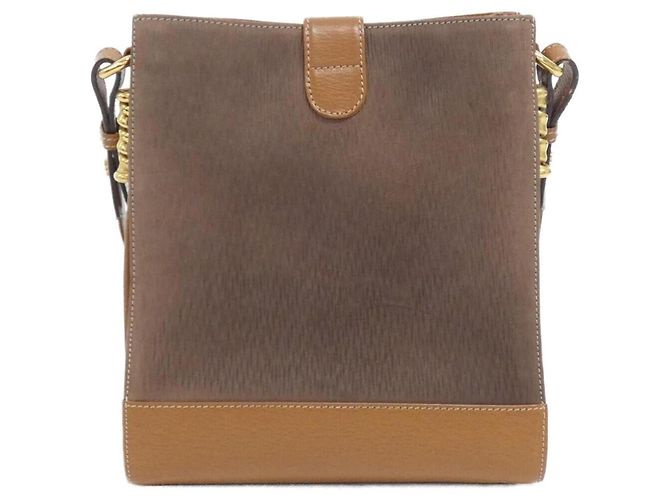 Borsa a tracolla in pelle marrone Loewe - vista 2