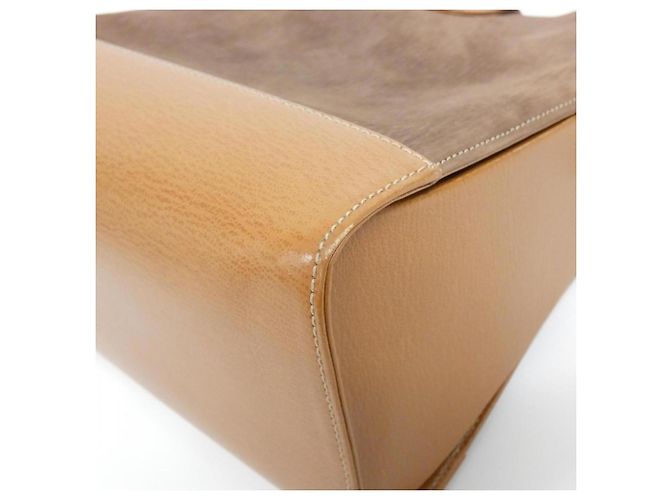 Borsa a tracolla in pelle marrone Loewe - vista 3