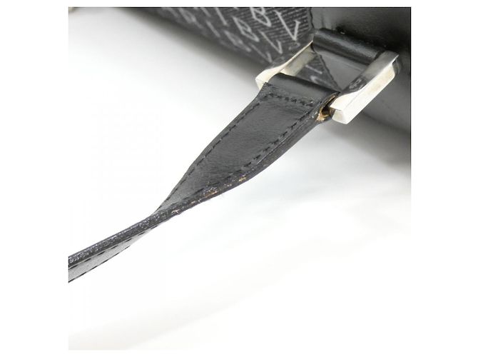 Bulgari Borsa a tracolla in denim Bvlgari Marrone Nero - vista 4