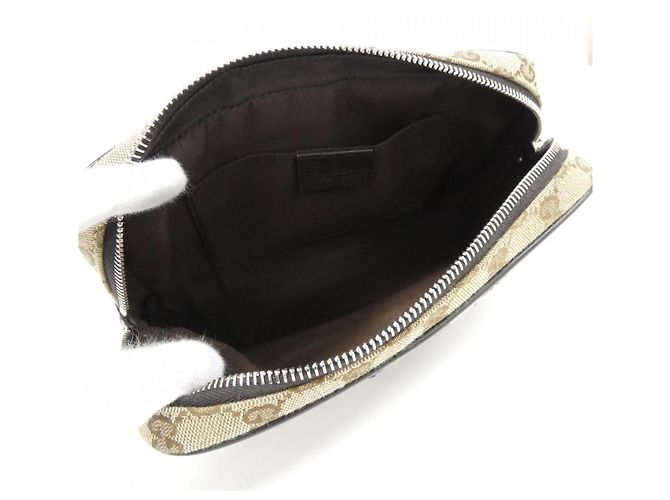 Marsupio Gucci GG Canvas Marrone Beige - vista 5