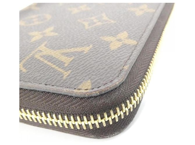 Louis Vuitton Monogram Zippy Wallet M41895 Marrone Fuschia - vista 3