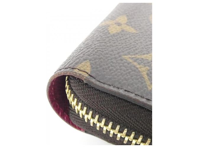 Louis Vuitton Monogram Zippy Wallet M41895 Marrone Fuschia - vista 4