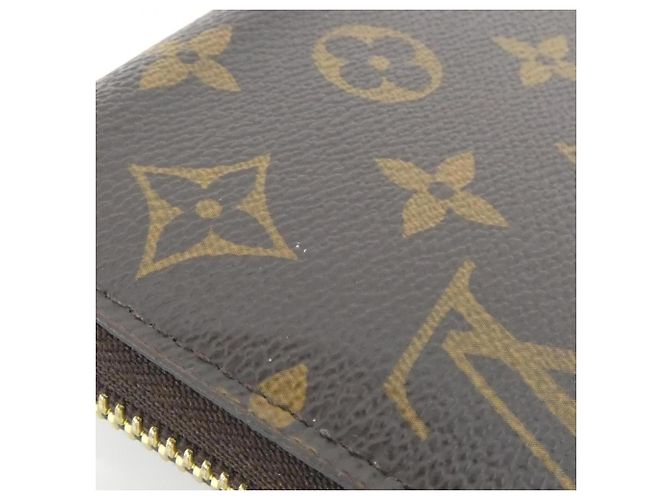 Louis Vuitton Monogram Zippy Wallet M41895 Marrone Fuschia - vista 5