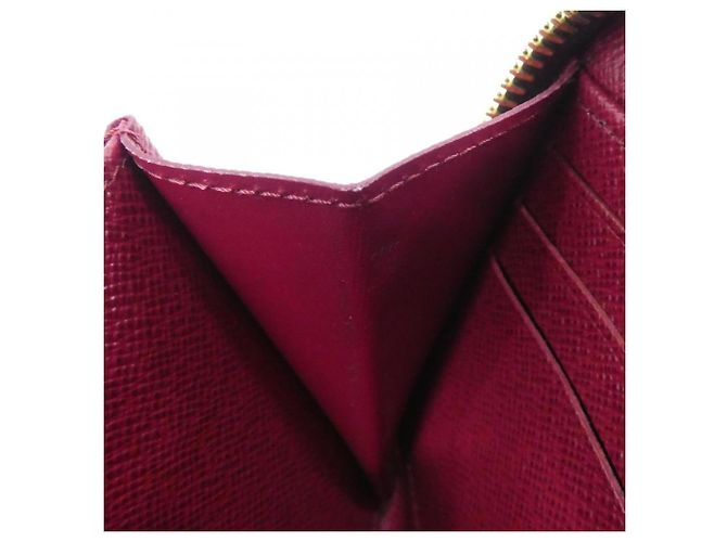 Louis Vuitton Monogram Zippy Wallet M41895 Marrone Fuschia - vista 9