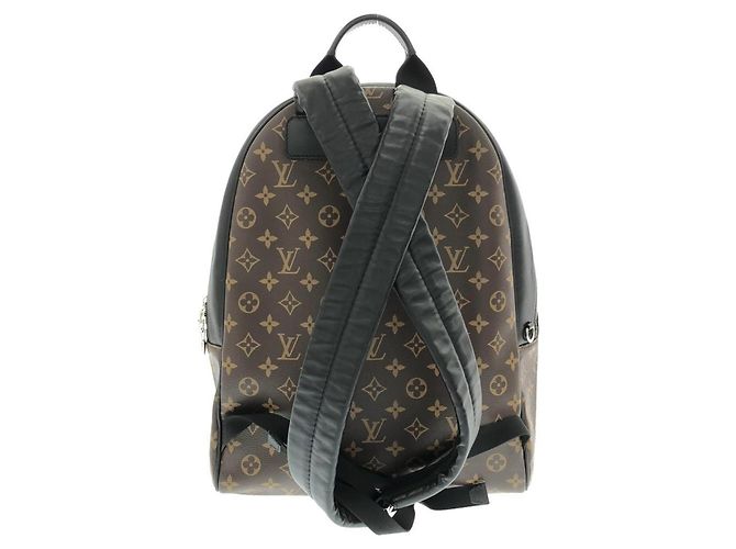 Zaino Louis Vuitton Monogram Macassar Josh M45349 Marrone - vista 2