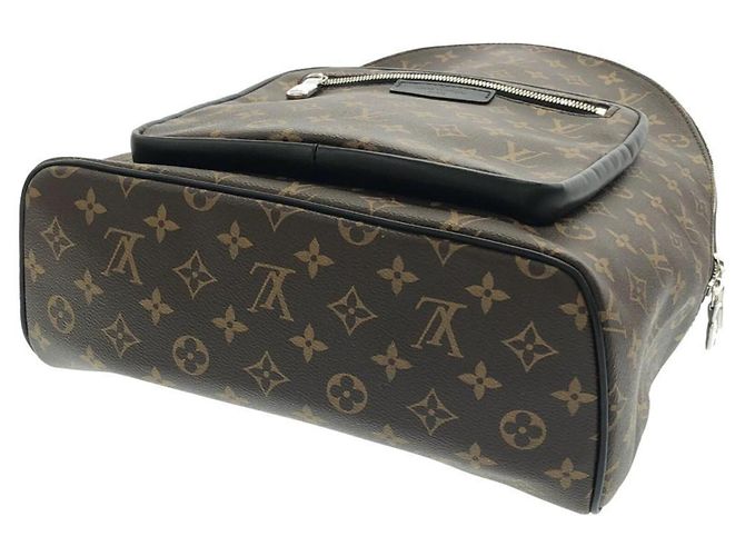 Zaino Louis Vuitton Monogram Macassar Josh M45349 Marrone - vista 3