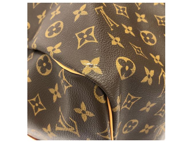 Louis Vuitton Monogram Keepall Bandoulière 60cm Borsa Boston Marrone - vista 3