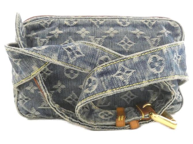 Borsa a tracolla Louis Vuitton Monogram Denim Blu - vista 2