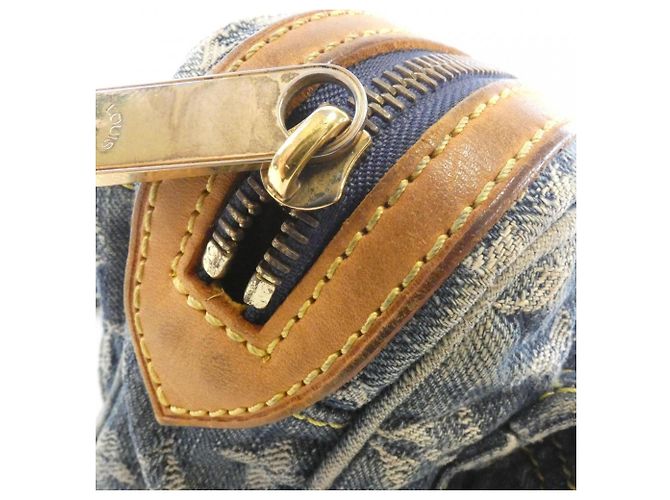 Borsa a tracolla Louis Vuitton Monogram Denim Blu - vista 5
