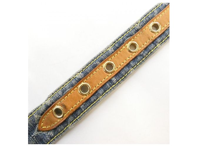 Borsa a tracolla Louis Vuitton Monogram Denim Blu - vista 6