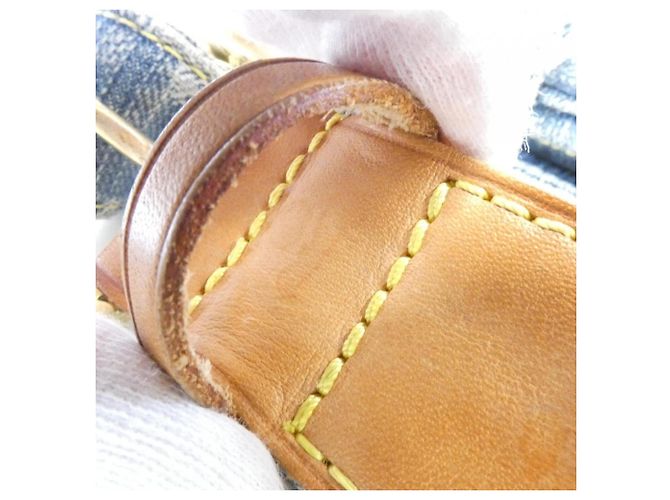 Borsa a tracolla Louis Vuitton Monogram Denim Blu - vista 7
