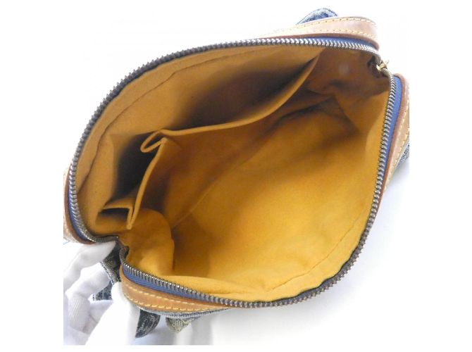 Borsa a tracolla Louis Vuitton Monogram Denim Blu - vista 9
