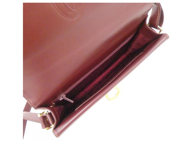 Borsa a Spalla Cartier Bordeaux Bordò - vista 8