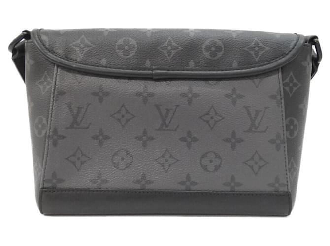 Borsa Messenger Louis Vuitton Monogram Eclipse Reverse Nero Grigio Monogramma - vista 2