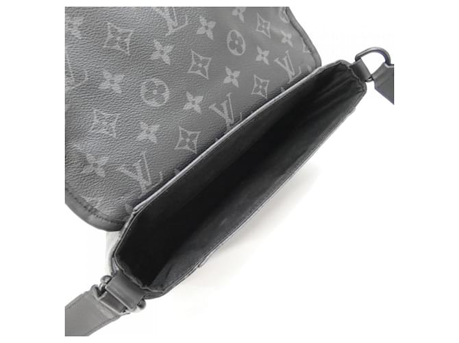 Borsa Messenger Louis Vuitton Monogram Eclipse Reverse Nero Grigio Monogramma - vista 7