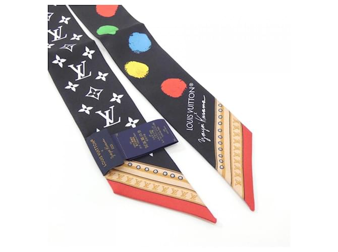 Bufanda Louis Vuitton BB Painted Dot Negro - vista 2