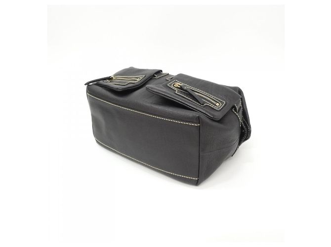 Bulgari Borsa in pelle nera Bvlgari Nero - vista 3