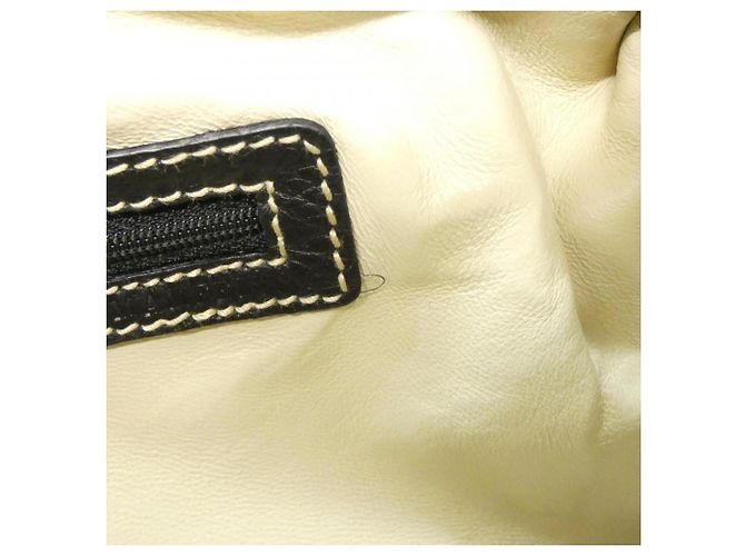 Bulgari Borsa in pelle nera Bvlgari Nero - vista 8
