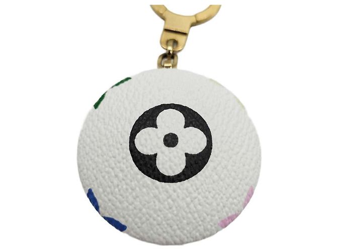 Louis Vuitton Monogram Multicolore Keyring White Multiple colors - view 2