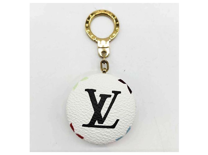 Louis Vuitton Monogram Multicolore Keyring White Multiple colors - view 3