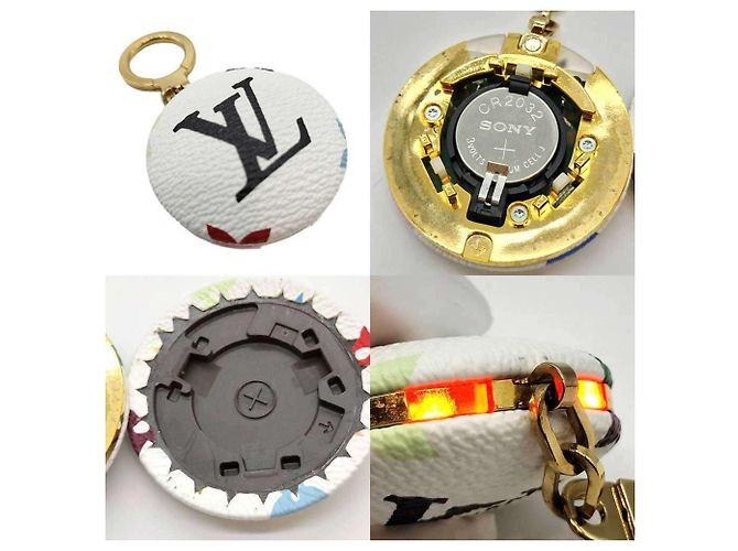 Louis Vuitton Monogram Multicolore Keyring White Multiple colors - view 5