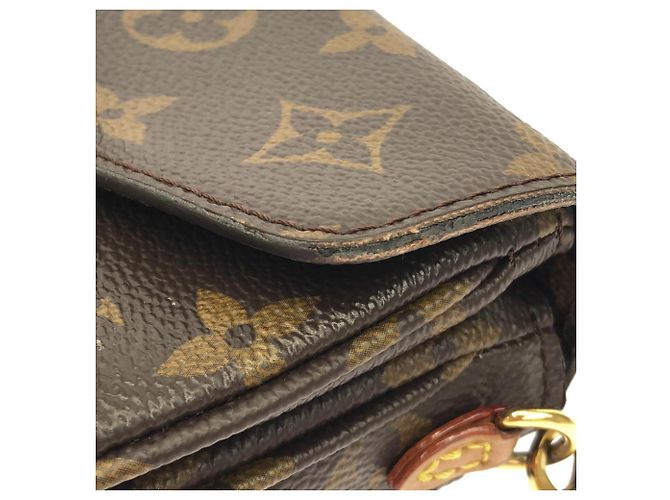 Borsa a Spalla Louis Vuitton Monogram Micro Metis Marrone - vista 4