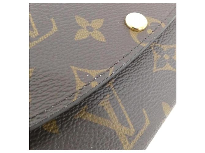 Cartera Louis Vuitton Monogram Portefeuille Emilie Castaño Rosa - vista 4