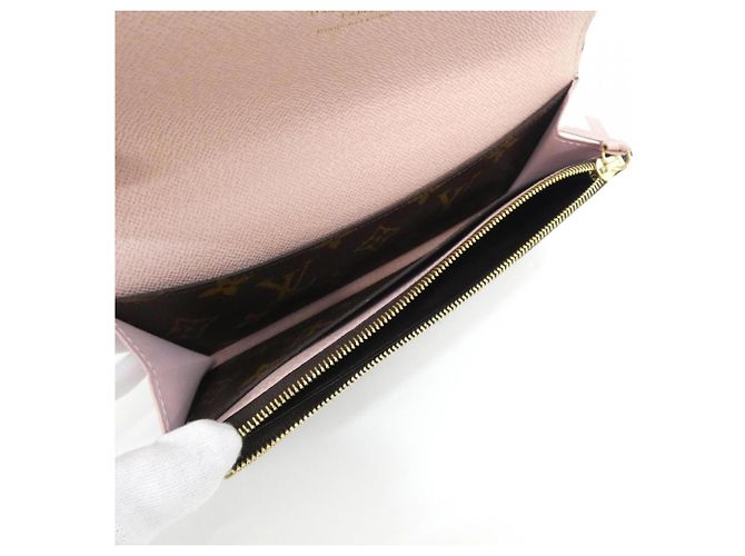 Cartera Louis Vuitton Monogram Portefeuille Emilie Castaño Rosa - vista 7