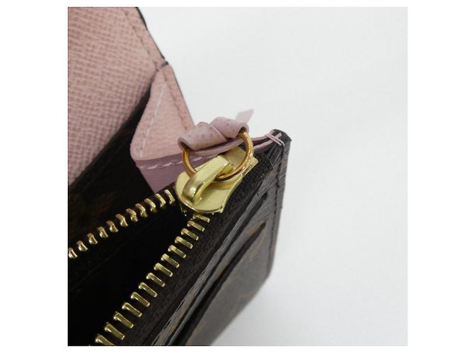 Cartera Louis Vuitton Monogram Portefeuille Emilie Castaño Rosa - vista 8