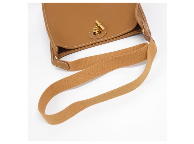 Hermès Borsa a Spalla Hermes Vespa PM 030237CC D'oro - vista 4