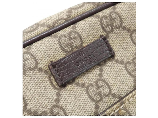Borsa a Spalla Gucci GG Plus Marrone Beige - vista 5