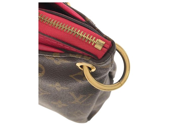 Borsa Louis Vuitton Monogram Pallas BB Marrone - vista 3