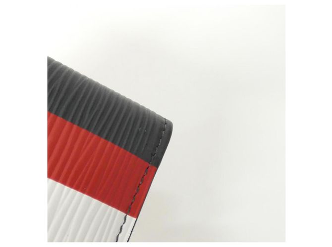 Organizer Louis Vuitton Epi Stripe Card Case Dark grey - view 4