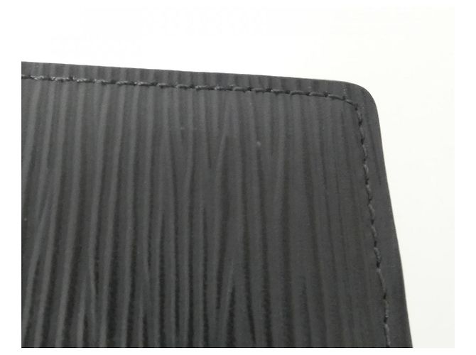 Organizer Louis Vuitton Epi Stripe Card Case Dark grey - view 5