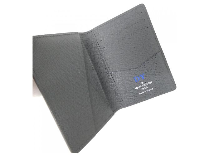 Organizer Louis Vuitton Epi Stripe Card Case Dark grey - view 6