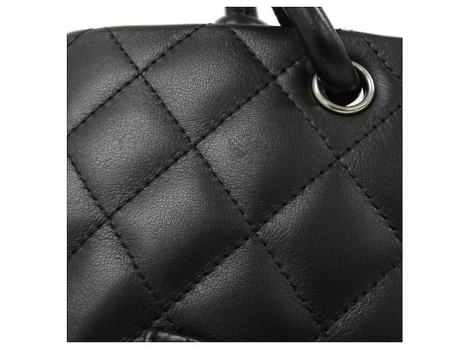 Borsa Chanel Cambon Line Nero - vista 5