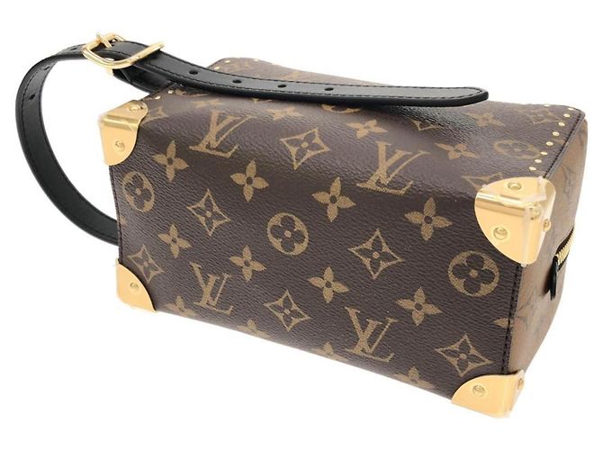 Neceser Louis Vuitton Monogram Reverse Locker Dopp Kit Castaño - vista 3