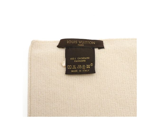 Stola in cashmere Louis Vuitton Beige - vista 10