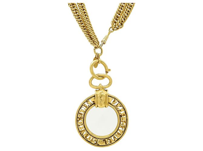 Collana Lente d'Ingrandimento CHANEL D'oro - vista 2