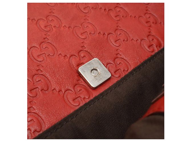 Borsa a tracolla Gucci Guccissima Sherry Line Rosso - vista 10