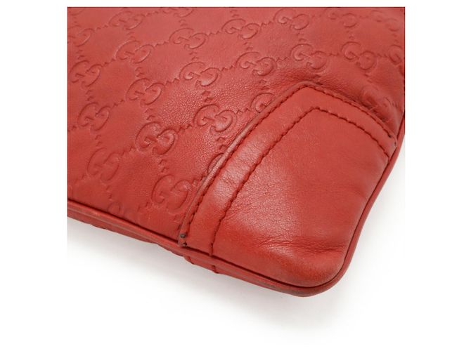 Borsa a tracolla Gucci Guccissima Sherry Line Rosso - vista 4