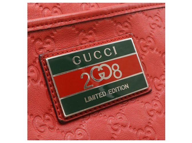 Borsa a tracolla Gucci Guccissima Sherry Line Rosso - vista 5
