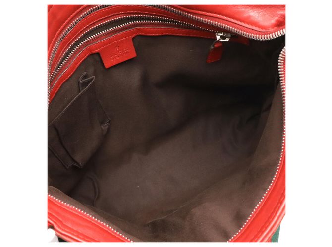 Borsa a tracolla Gucci Guccissima Sherry Line Rosso - vista 8